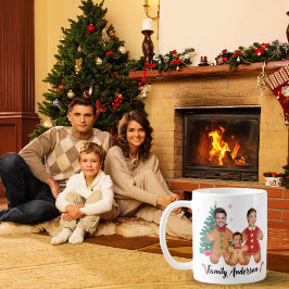 Caneca De Café Foto personalizada da família Gingercake