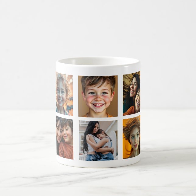 Caneca De Café Foto personalizada da melhor mãe de sempre (Centro)