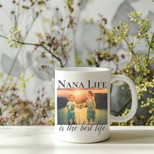 Caneca De Café Foto Personalizada Da Melhor Vida Do Nana