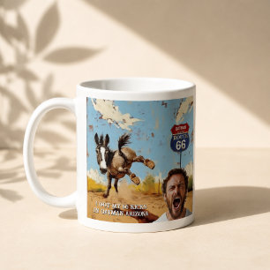 Caneca De Café Foto Personalizada da Rota 66 em Oatman