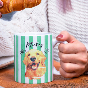 Caneca De Café Foto Personalizada de Animal de Estimação com List
