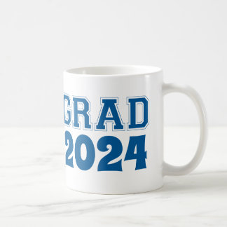 Caneca De Café Foto personalizada de ano da classe azul do marinh