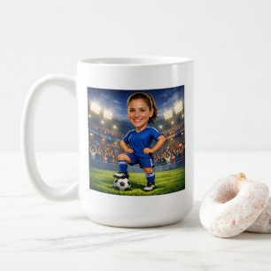 Caneca De Café Foto Personalizada de Futebol/Futebol Americano co