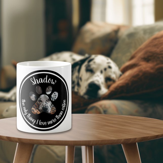 Caneca De Café Foto Personalizada De Gato De Cão Engraçado Com Ti (Criador carregado)