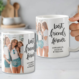 Caneca De Café Foto personalizada de Melhores Amigas para Sempre