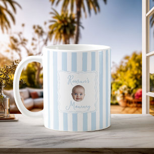 Caneca De Café Foto Personalizada de Nome de Bebê de Nova Mãe
