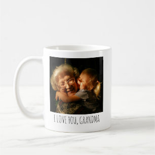 Caneca De Café Foto Personalizada de Texto Vovô