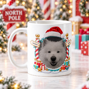 Caneca De Café Foto Personalizada do Animal de Estimação Nome e A