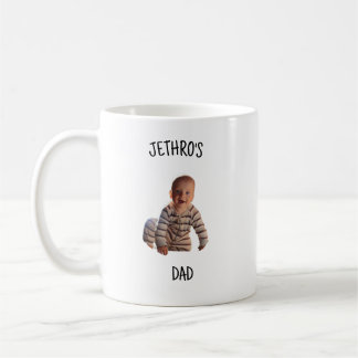 Caneca De Café Foto Personalizada do Bebê para o Papai – Presente