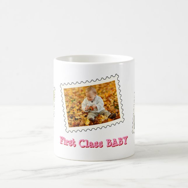 Caneca De Café Foto personalizada do Best Baby Ever 3 da melhor c (Centro)