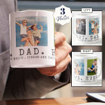 Caneca De Café Foto personalizada do melhor PAI do mundo<br><div class="desc">Mug de café personalizado com o melhor PAI do mundo. Crie uma caneca de café personalizada e personalizada para um pai com 3 fotos, seu título personalizado e/ou mensagem na sua escolha de estilos de fonte e cores. A amostra é apresentada com o título BEST. PAI. NUNCA, na tipografia clássica...</div>