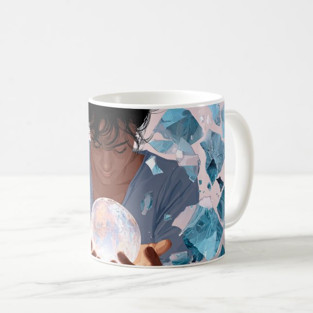 Caneca De Café Foto personalizada e personalizada moderna e elega (Frente Esquerda)