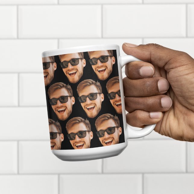 Caneca De Café Foto Personalizada Engraçada (Funny Custom Face Photo Coffee Mug
)