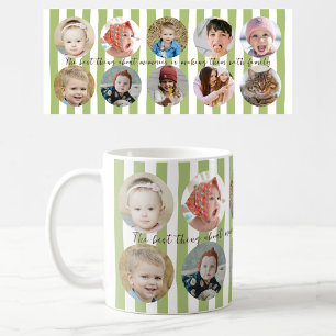 Caneca De Café Foto Personalizada Família Faixa de Imagem