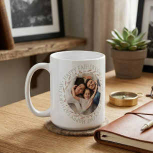 Caneca De Café Foto personalizada feliz presente para o pai