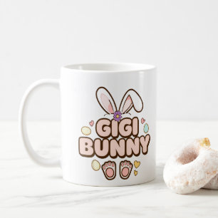 Caneca De Café Foto personalizada "Gigi Bunny" Páscoa Coffee Mug