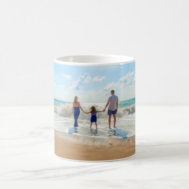 Caneca De Café Foto personalizada Mug Suas Fotografias Favoritas  (Centro)