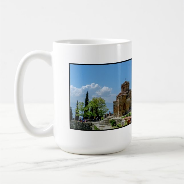 Caneca De Café Foto personalizada Ohrid, Macedônia (Esquerda)