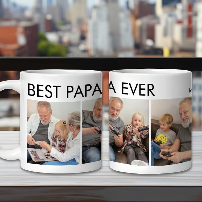 Caneca De Café Foto Personalizada Personalizada da Família Best P (Criador carregado)