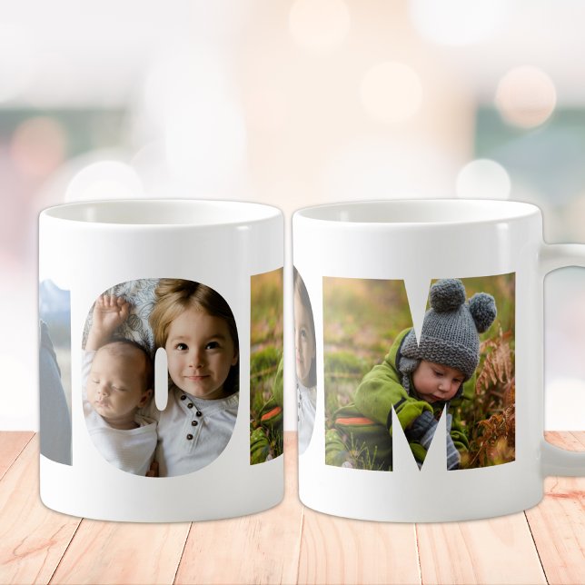 Caneca De Café Foto Personalizada Personalizada da Mãe (Criador carregado)