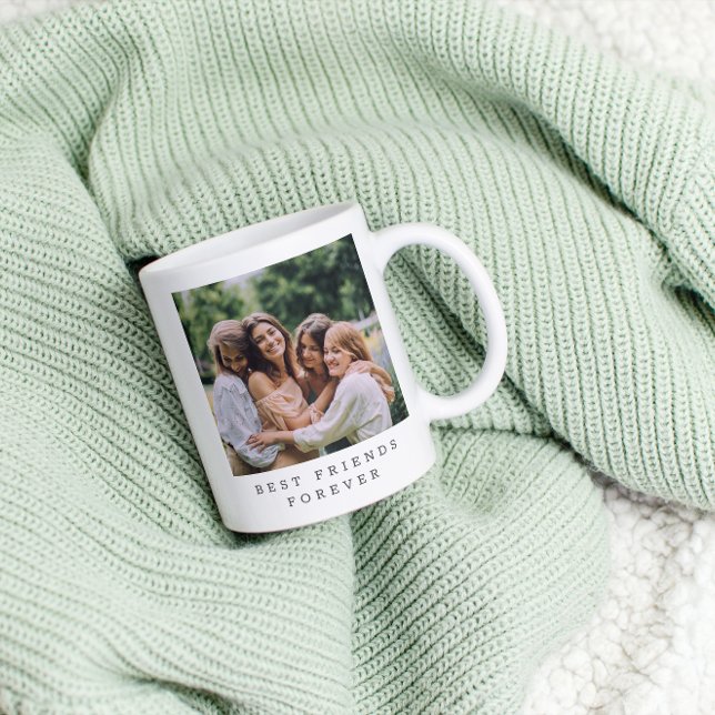 Caneca De Café Foto Personalizada Personalizada dos Melhores Amig (Criador carregado)