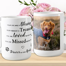 Caneca De Café Foto Personalizada Pet Perda Presente Pet Memorial