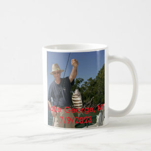 Caneca De Café Foto personalizada que pesca "Tackle Titan"