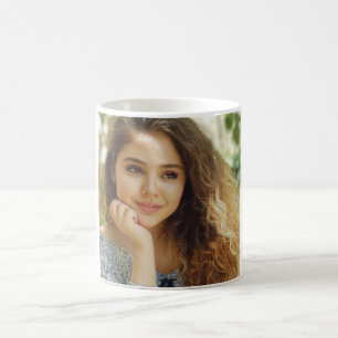 Caneca De Café Foto Personalizada Simples e Chic