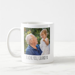 Caneca De Café Foto Personalizada Texto Personalizado Vovô Imagem