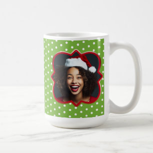 Caneca De Café Foto personalizável "Lista travessa", 15 oz