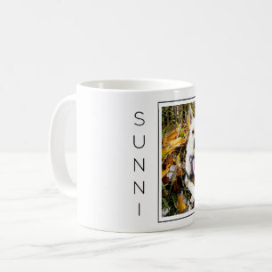 Caneca De Café FOTO Pet Personalizada, O Cachorro NOME É Divertid