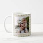 Caneca De Café Foto verde moderna do Meio século simples<br><div class="desc">Mug de café verde de férias verde de Meio século simples</div>