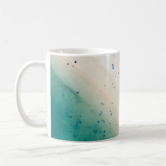 Caneca De Café Fotografia aérea da costa