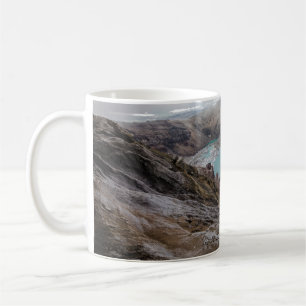 CANECA DE CAFÉ FOTOGRAFIA AERIAL DO LAGO ABRANGIDA POR CÃES