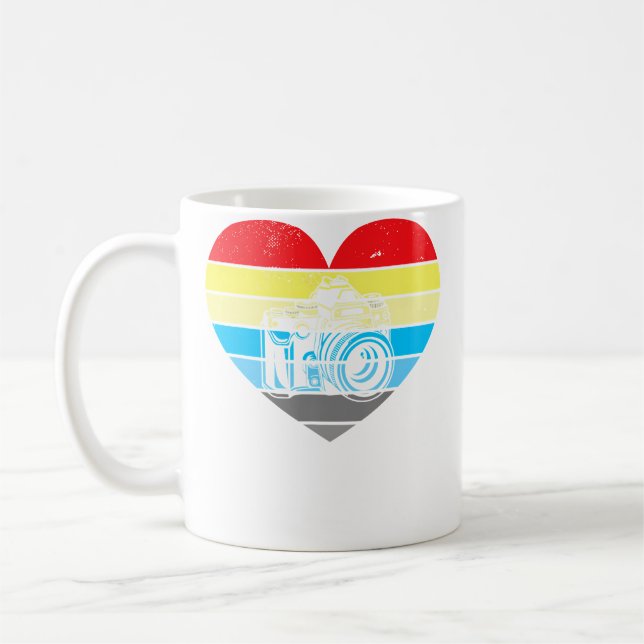 Caneca De Café Fotografia com Câmera (Esquerda)