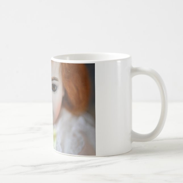 Caneca De Café Fotografia da antiguidade da boneca de Bru Jumeau (Direita)