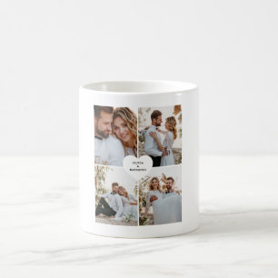 Caneca De Café Fotografia da Collagem de Amor design