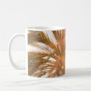 Caneca De Café Fotografia de baixo ângulo da palmeira