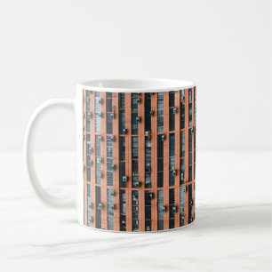 Caneca De Café Fotografia de baixo ângulo do edifício