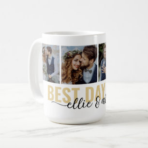 Caneca De Café Fotografia de Caligrafia do Melhor Dia de Todos