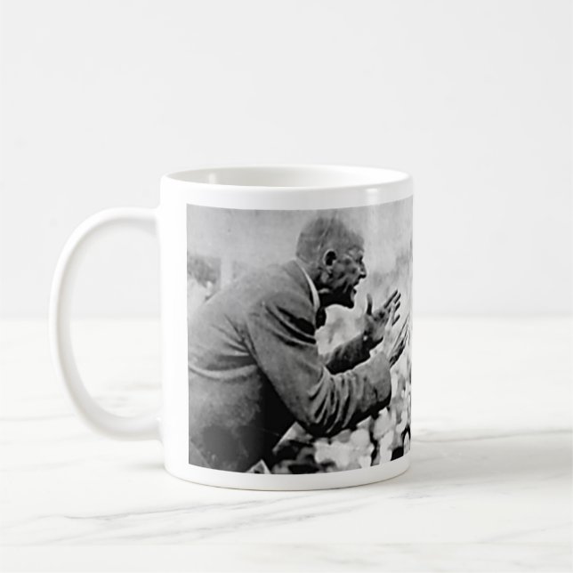 Caneca De Café Fotografia de Eugene Debs com citações (Esquerda)