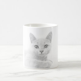 Caneca De Café Fotografia de retrato de gatinho SUPER FOFURA