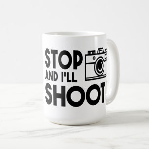 Caneca De Café Fotografia Divertida Fotógrafo de Casamento Câmera