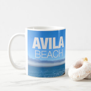 Caneca De Café Fotografia do Mirante da Praia de Avila Beach Cali
