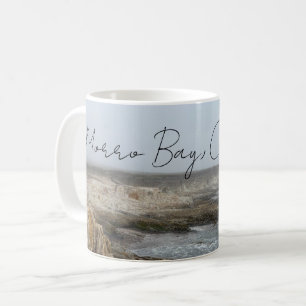 Caneca De Café Fotografia do Oceano Morro Bay Califórnia