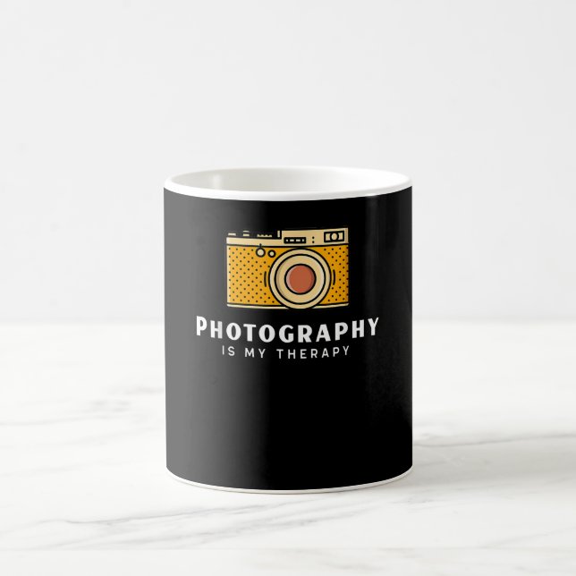 Caneca De Café Fotografia é minha terapia (Centro)
