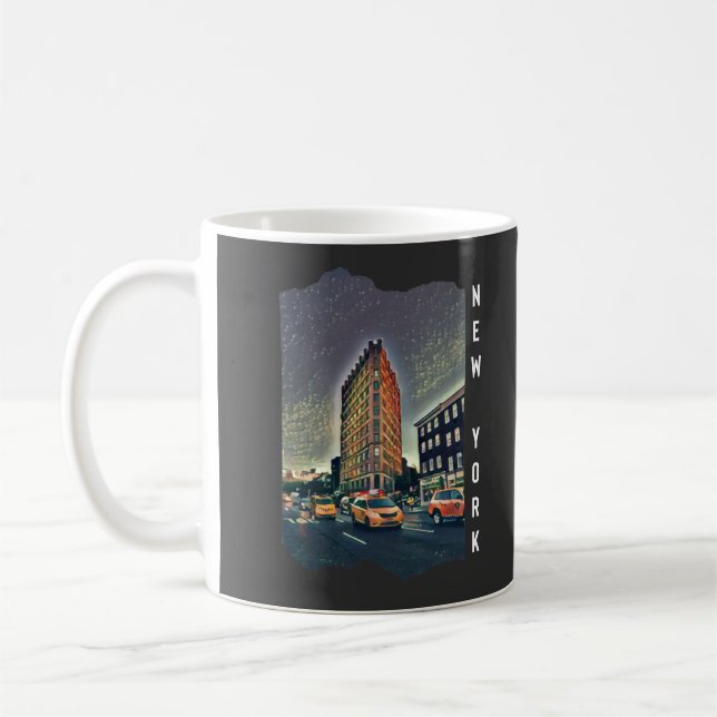 Caneca De Café Fotografia estética de Nova Iorque (Esquerda)