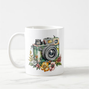 Caneca De Café Fotografia Gráficos e Cotação   Câmera Vintage
