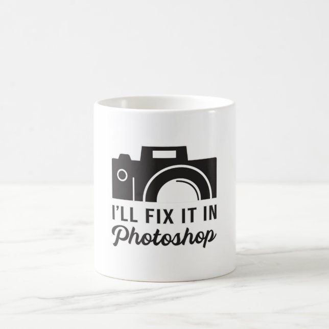 Caneca De Café Fotografia Lente Engraçada Ideia de Presente (Centro)