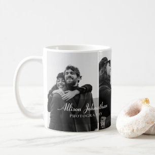Caneca De Café fotografia personalizada 3 fotos modernas